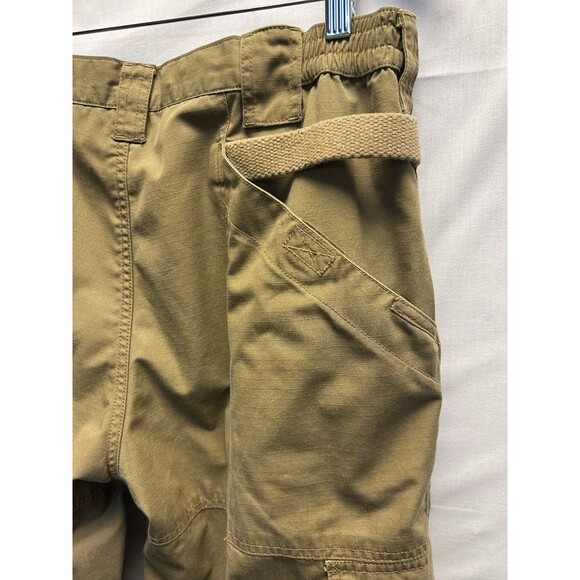 5.11 Tactical Mens Taclite Ripstop Cargo Pants Dark Khaki Size 36x32 Double Knee - Picture 10 of 11